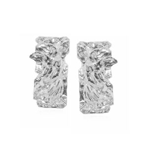Nike Foil Earrings Silver