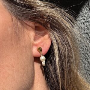 Nugget Pearl Earrings