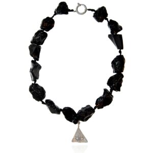Onyx Kressida Pyramis Large Necklace