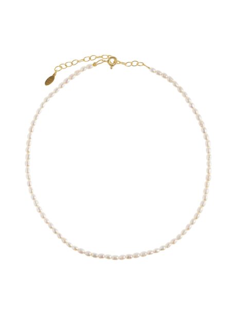 Oval Pearl Necklace Oval Pearl Necklace