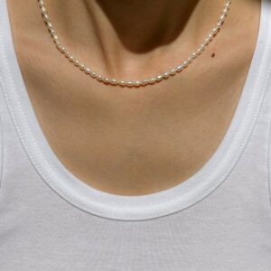 Oval Pearl Necklace