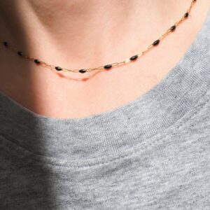 Black Enamel Chain
