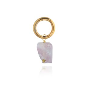 Pink Quartz Keyring