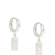 Delian Slip On Earrings Sterling Silver