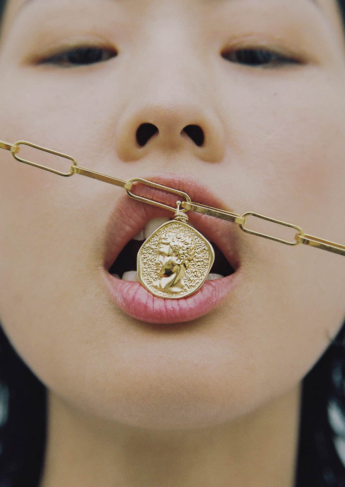 Hermis Large Matte Zena Chain