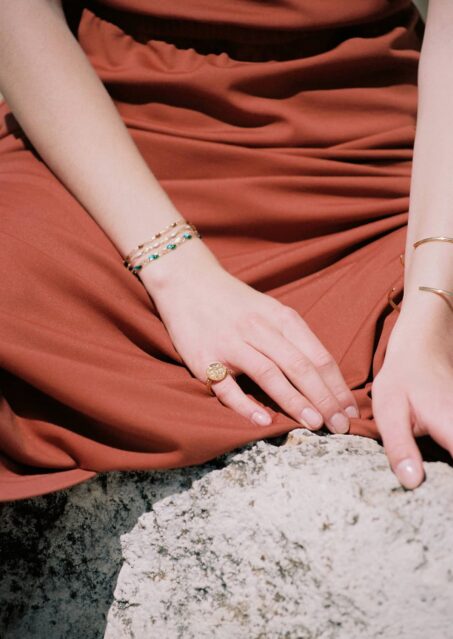 Enamel Bracelets, Minoas Signet Ring Enamel Bracelets, Minoas Signet Ring