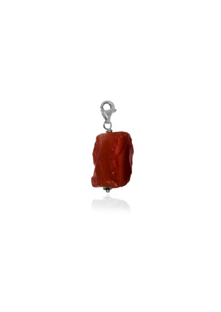 Red Crystal Clip On Silver Red Crystal Clip On Silver