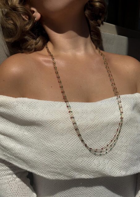 Red Enamel Chain Red Enamel Chain