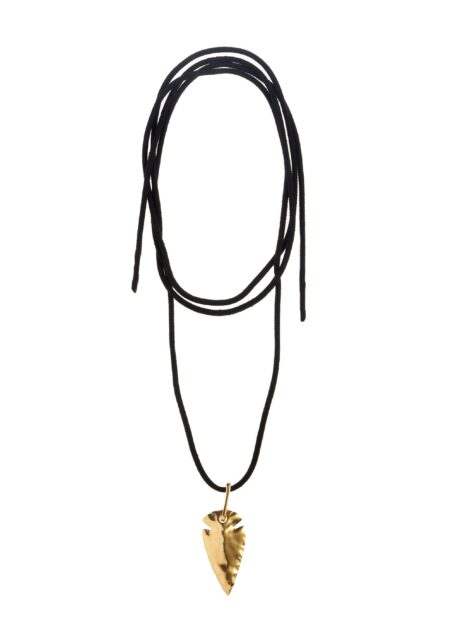 Sepia Large Ebony Suede Necklace