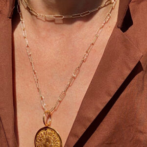 Shield of Achilles Diamond Cut Chain