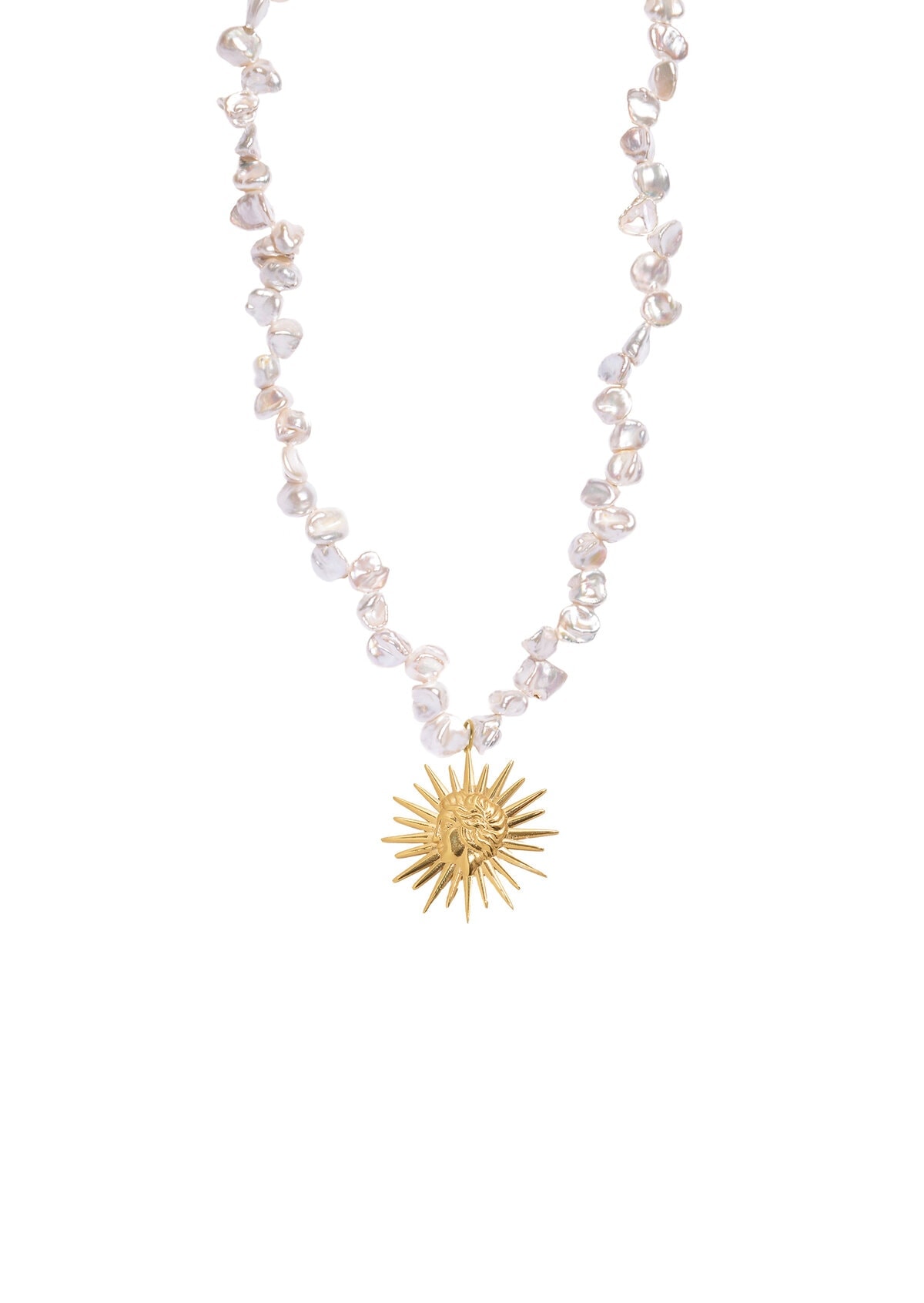 Sun Tarot Statement Pearl Necklace Sun Tarot Statement Pearl Necklace