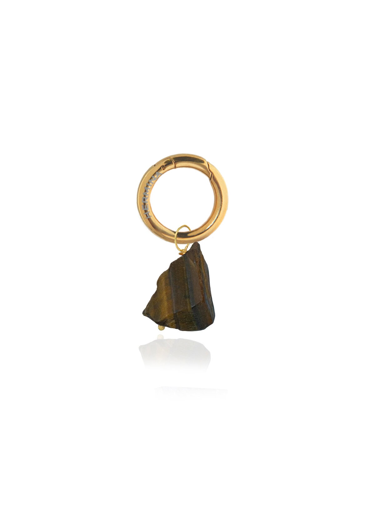 Brown Tiger Eye Keyring Brown Tiger Eye Keyring