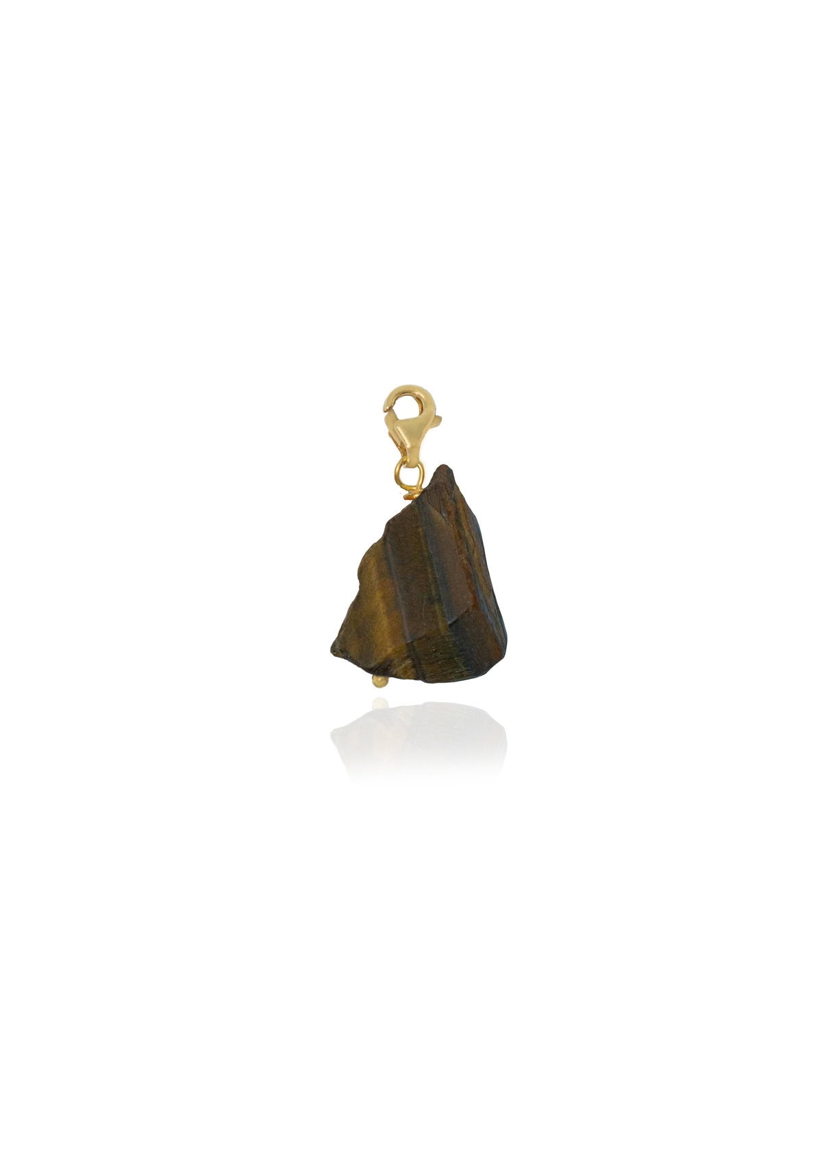 Brown Tiger Eye Clip On Brown Tiger Eye Clip On