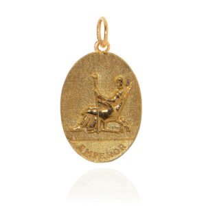 The Emperor Oval Tarot Charm