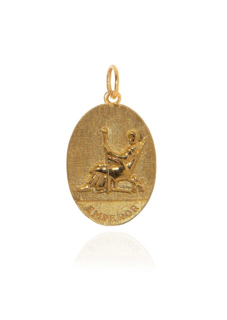 The Emperor Oval Tarot Charm