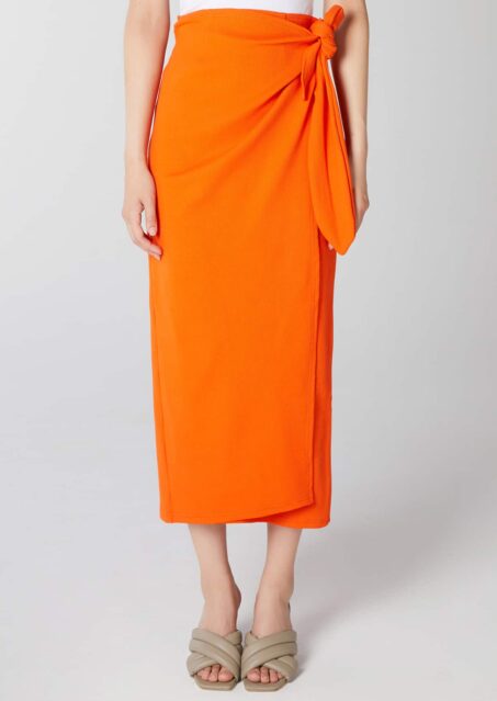 The Sarong Skirt Orange The Sarong Skirt Orange