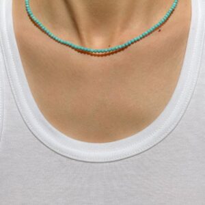 Turquoise Howlite Necklace