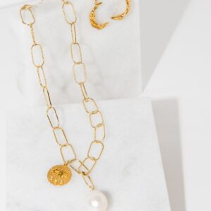 Hermina Athens Kressida Mini Lost Sea Statement Necklace