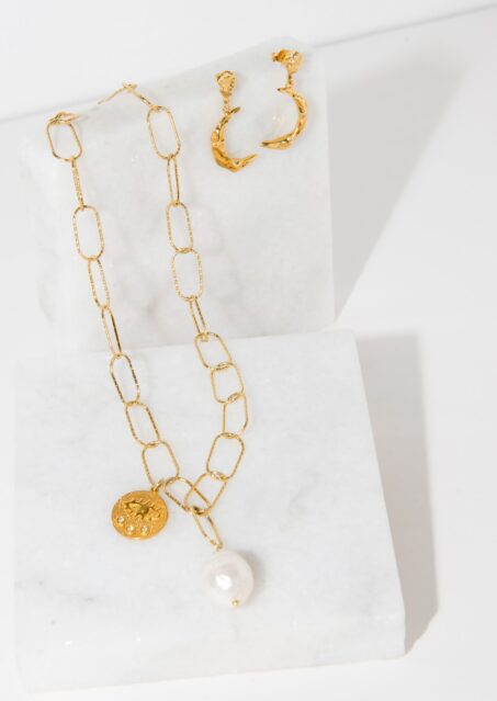 Hermina Athens Kressida Mini Lost Sea Statement Necklace Hermina Athens Kressida Mini Lost Sea Statement Necklace