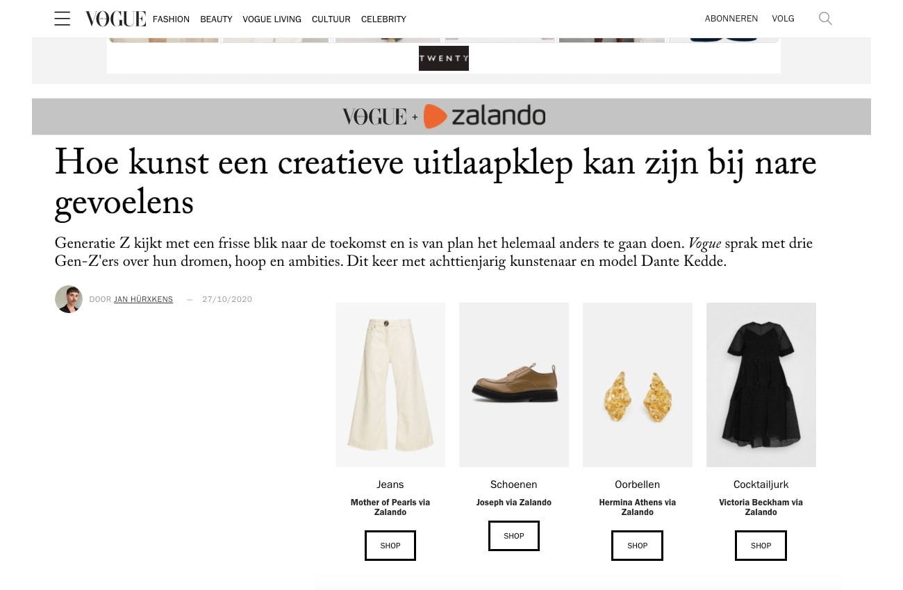 Vogue Netherlands October 2020