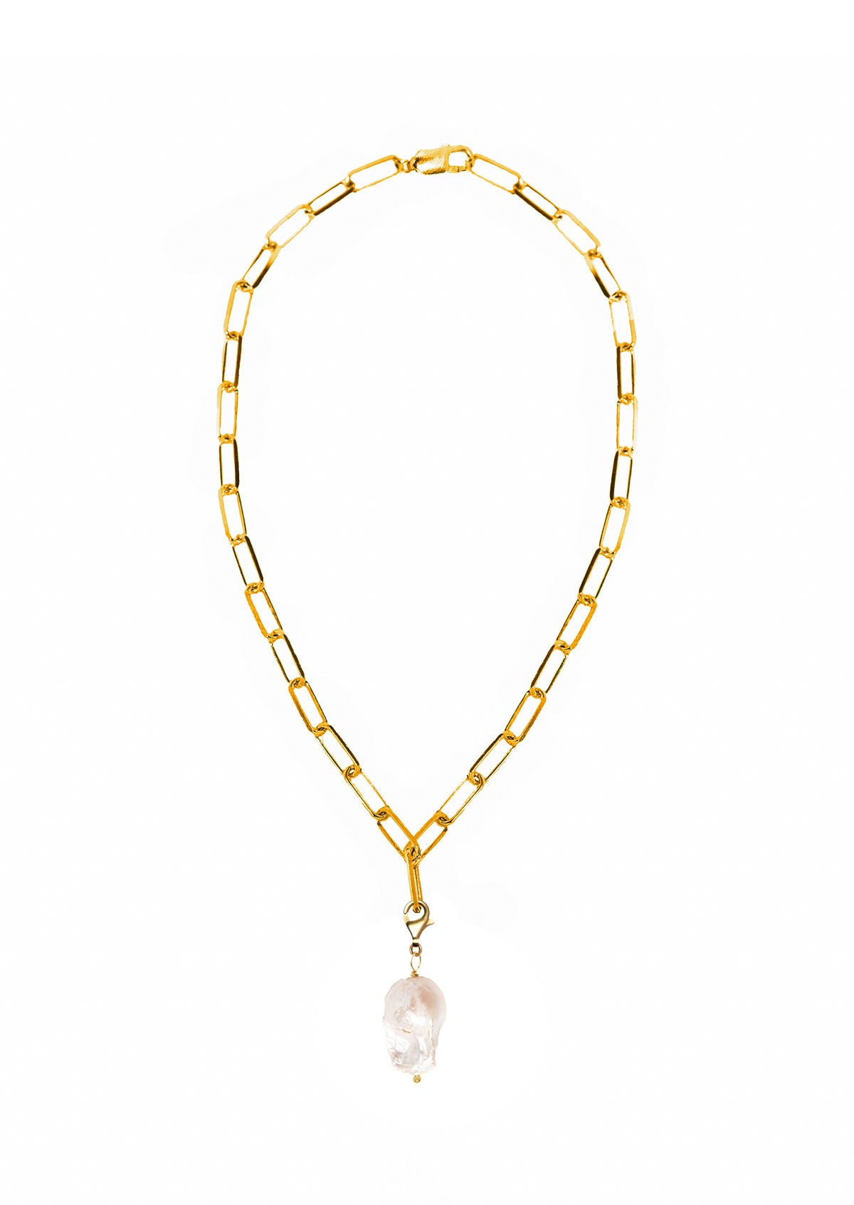 Yasemi Baroque PEARL CLIP ON Necklace Yasemi Baroque PEARL CLIP ON Necklace