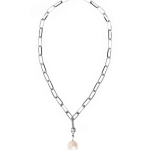 Yasemi Baroque PEARL CLIP ON Necklace