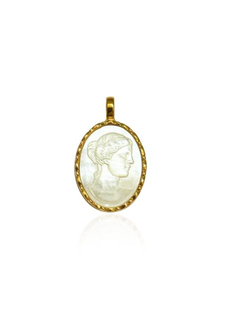 Ygieia Cameo Pearl Charm