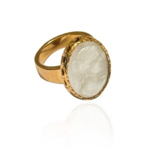 Ygieia Cameo Pearl Ring