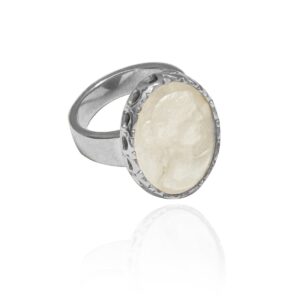 Ygieia Cameo Pearl Ring